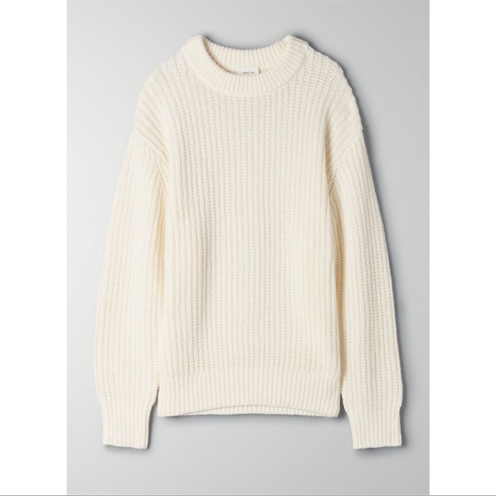Wilfred Free Essential Chenille Sweater in Black